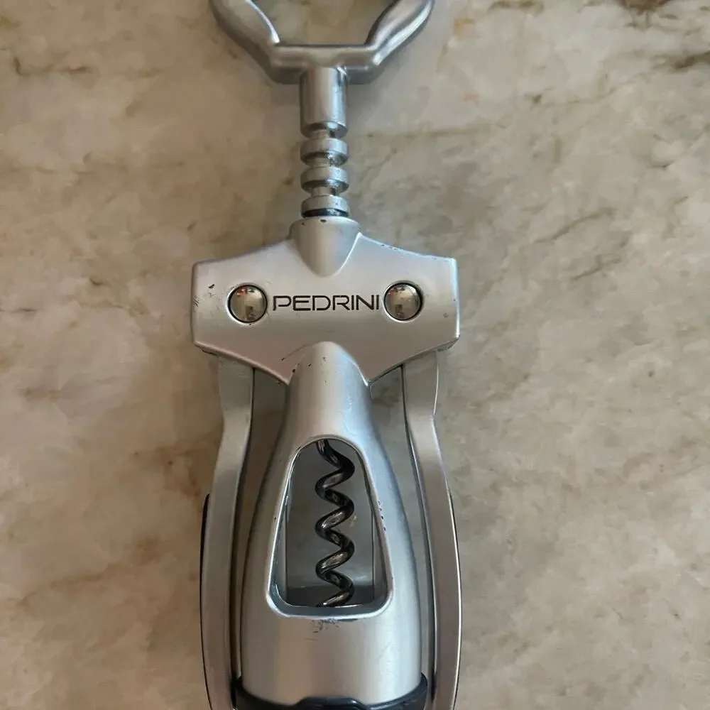 Pedrini wine corkscrew and bottle opener